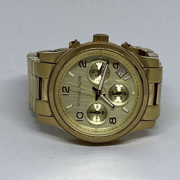 Michael Kors Runway MK5055 Womens Stainless Steel Analog Dial Quartz Watch MP306 - Picture 7 of 12